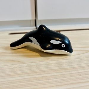 Vintage Playmobil Orca Killer Whale - Black & White - Playmobil 2001